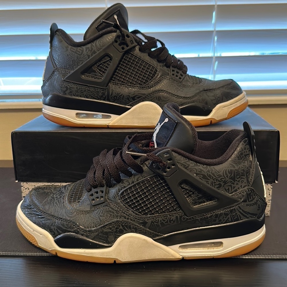 Nike Air Jordan Retro 4 Sr Sz 11 Laser